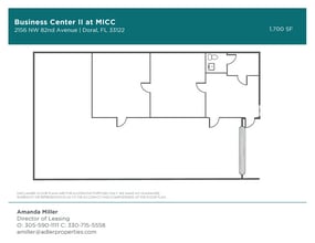 2156-2214 NW 82nd Ave, Miami, FL à louer Plan d’étage– Image 1 sur 1