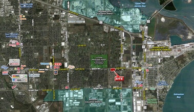 Spencer, La Porte, TX - VUE AÉRIENNE  vue de carte