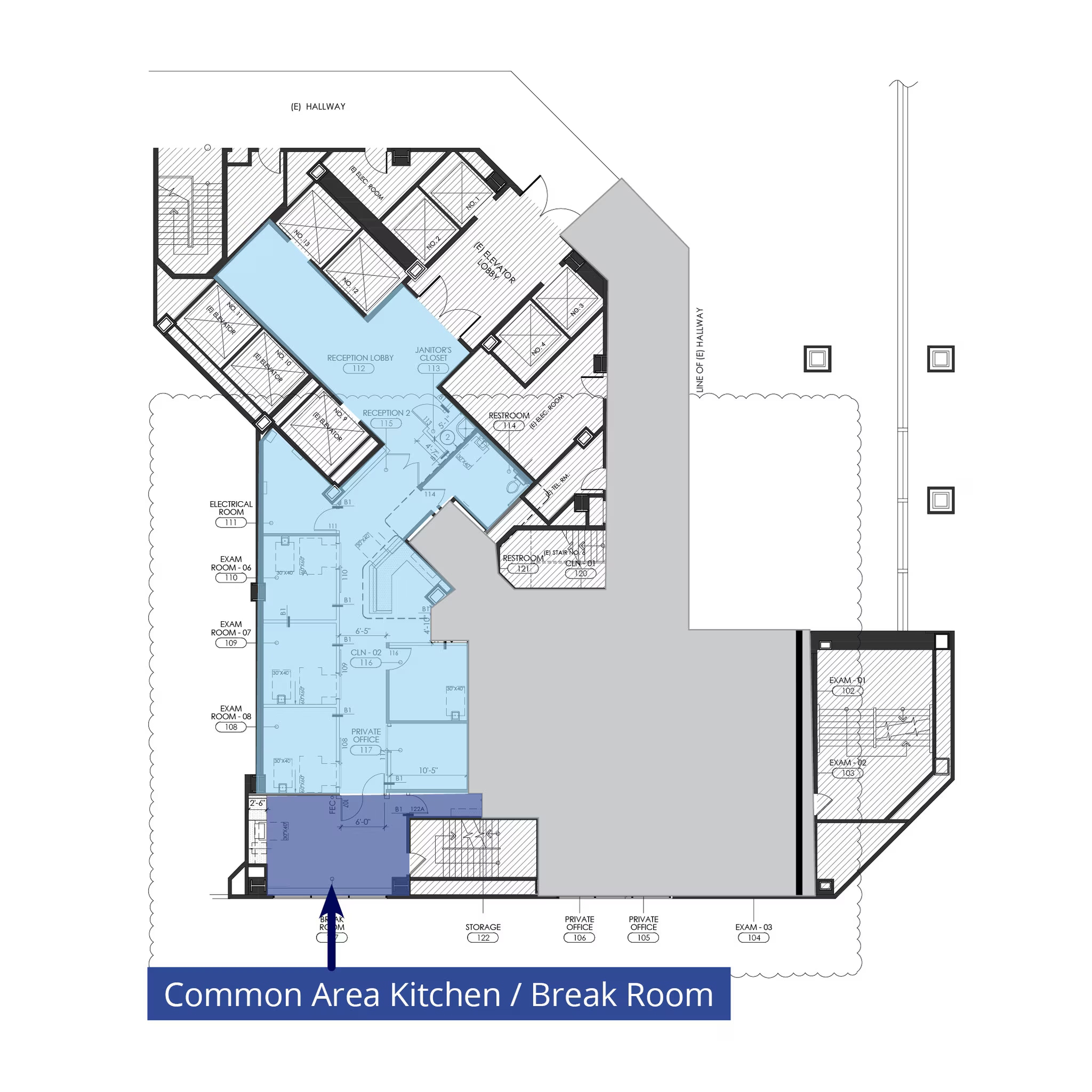 1100 Wilshire Blvd, Los Angeles, CA à louer Plan d’étage– Image 1 sur 1