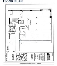 366 Adelaide St W, Toronto, ON à louer Plan d’étage– Image 1 sur 1