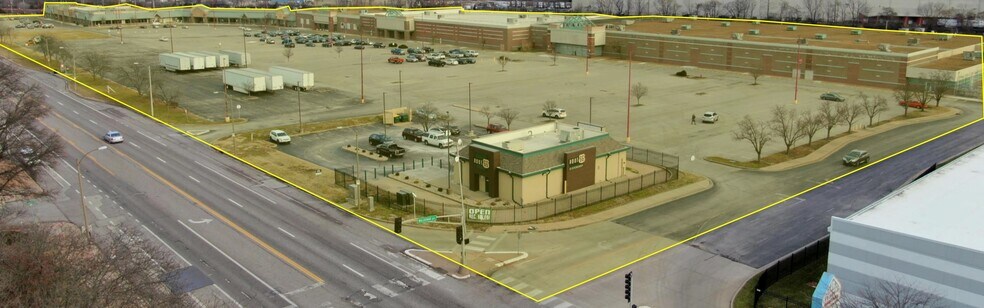 6500-6750 Manchester Ave, Saint Louis, MO à louer - Aérien – Image 3 sur 3