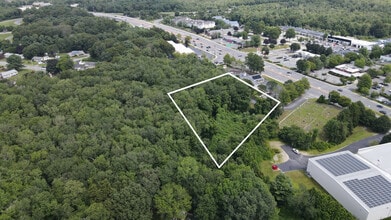 Mosher Lane & Cross Rd, Dartmouth, MA - Vue aérienne vue de carte - Image1