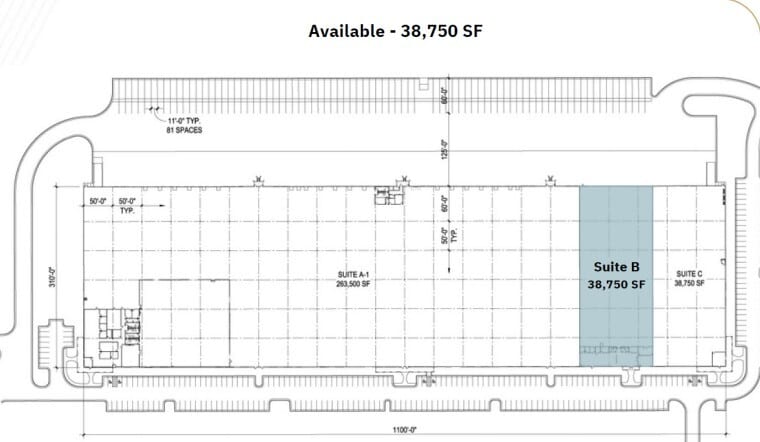 1150 Pleasant Ridge Rd, Greensboro, NC à louer - Plan d’étage – Image 3 sur 3