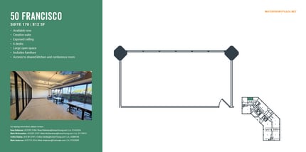 1700 Montgomery St, San Francisco, CA à louer Plan d’étage– Image 1 sur 1