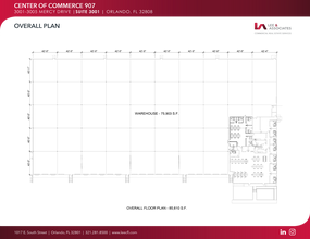 3001-3005 Mercy Dr, Orlando, FL à louer Plan d’étage– Image 1 sur 1