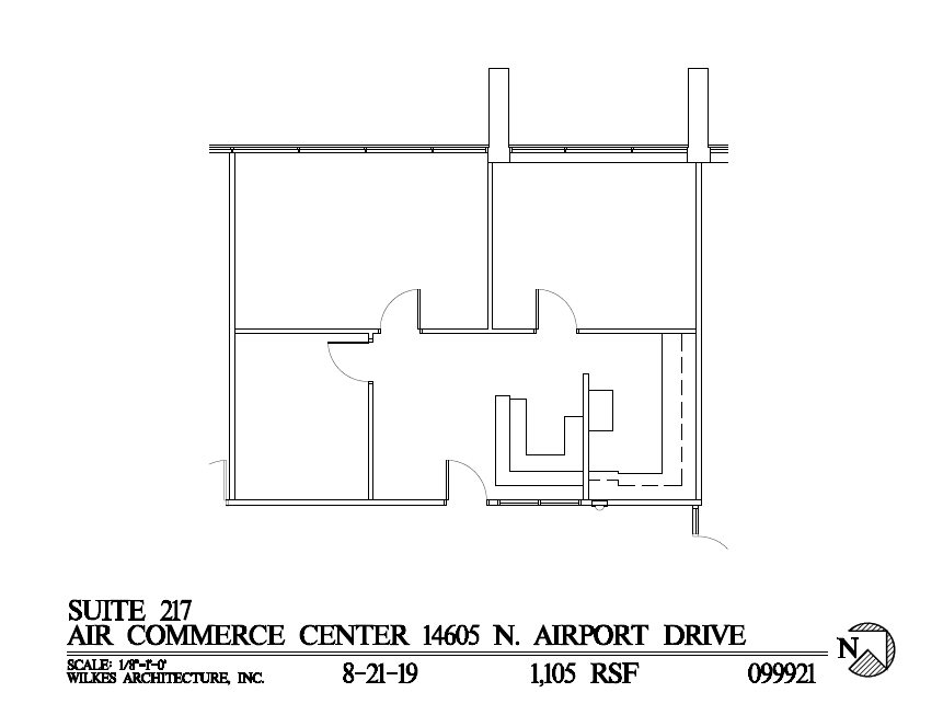 14605 N Airport Dr, Scottsdale, AZ à louer Plan d’étage– Image 1 sur 1