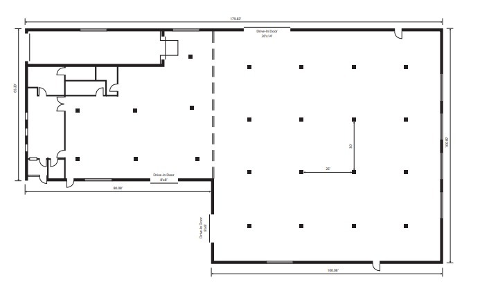 9611 Winona Ave, Schiller Park, IL à louer Plan d’étage– Image 1 sur 1