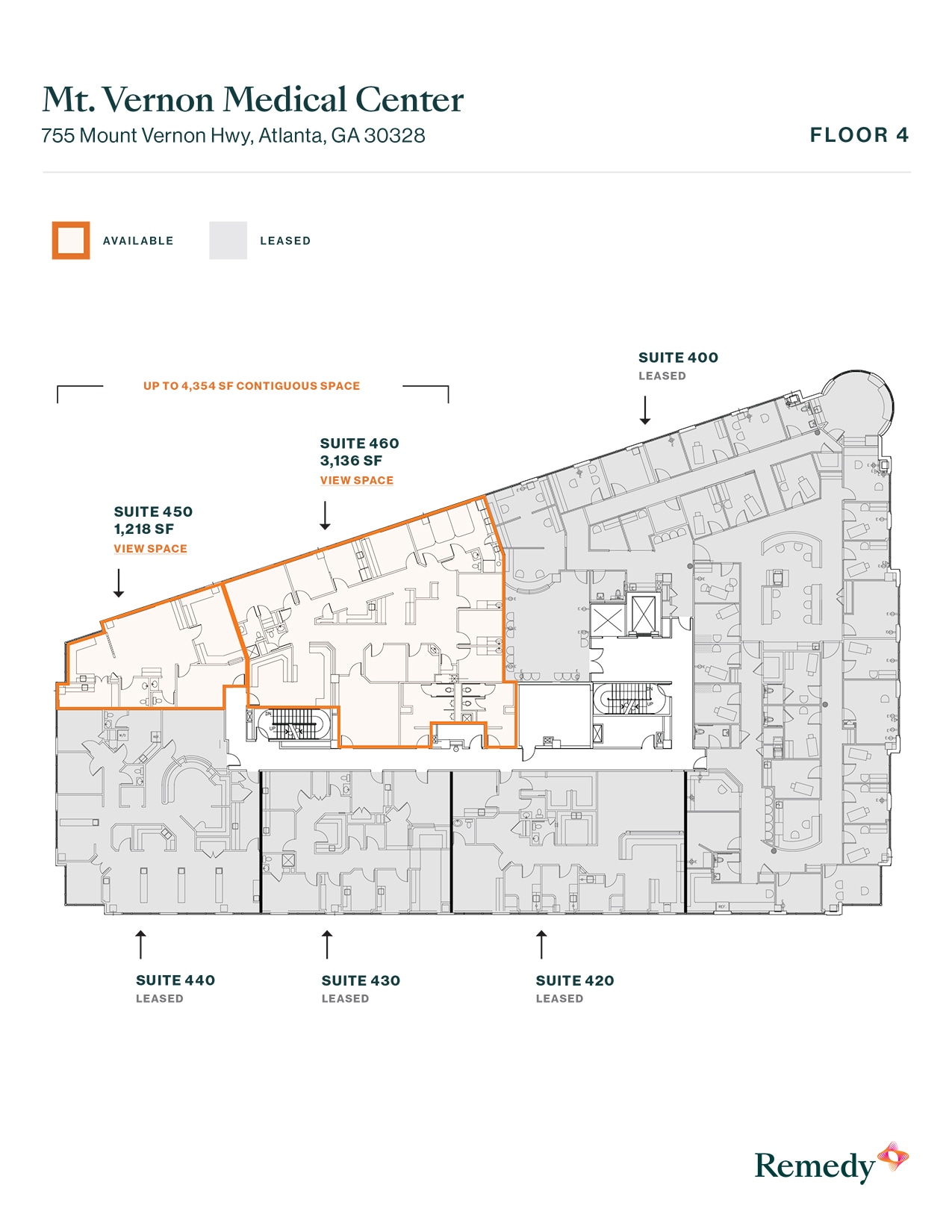 755 Mount Vernon Hwy NE, Atlanta, GA à louer Plan d’étage– Image 1 sur 1