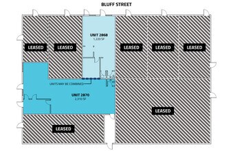 2860-2890 Bluff St, Boulder, CO à louer Plan d’étage– Image 1 sur 4