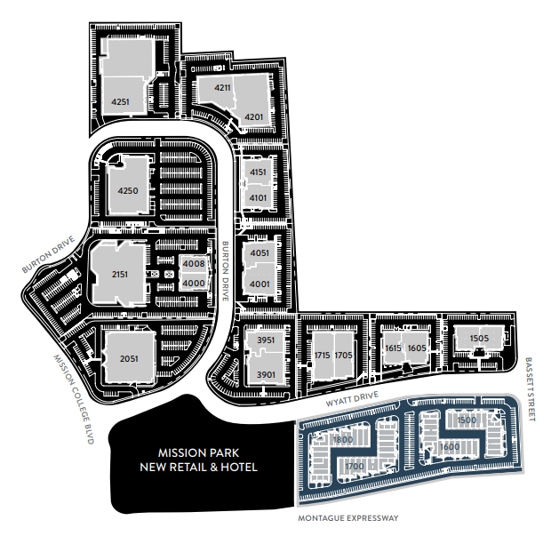 1800 Wyatt Dr, Santa Clara, CA à louer Plan de site– Image 1 sur 1
