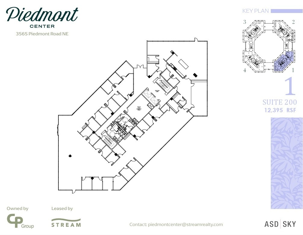 3495 Piedmont Rd NE, Atlanta, GA à louer Plan d’étage– Image 1 sur 1