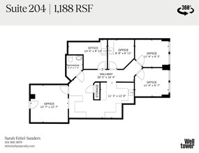 2021 K St NW, Washington, DC à louer Plan d’étage– Image 1 sur 1