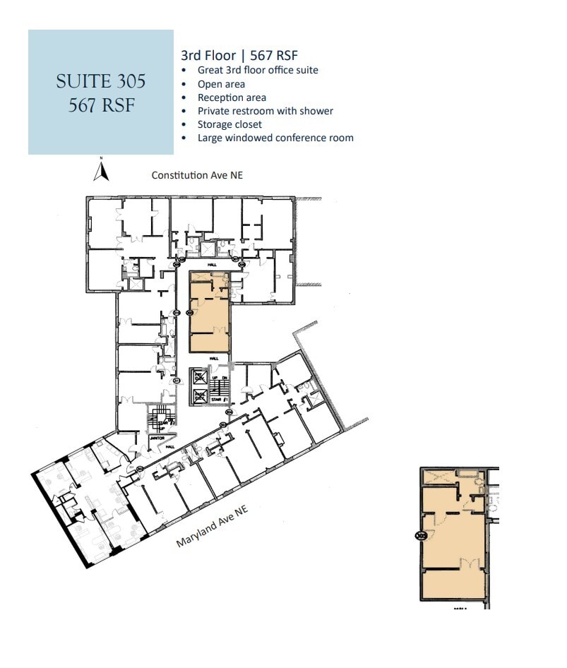100-110 Maryland Ave NE, Washington, DC à louer Plan d’étage– Image 1 sur 1