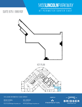 1455 Lincoln Pkwy E, Atlanta, GA à louer Plan d’étage– Image 1 sur 1