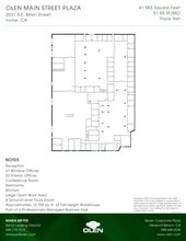 2031 Main St, Irvine, CA à louer Plan d’étage– Image 1 sur 1