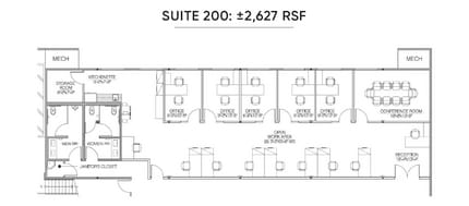 1017 N La Cienega Blvd, West Hollywood, CA à louer Plan d’étage– Image 1 sur 6
