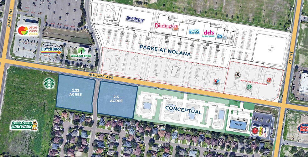 N 29th St & Nolana St, McAllen, TX à louer - Photo principale – Image 1 sur 4