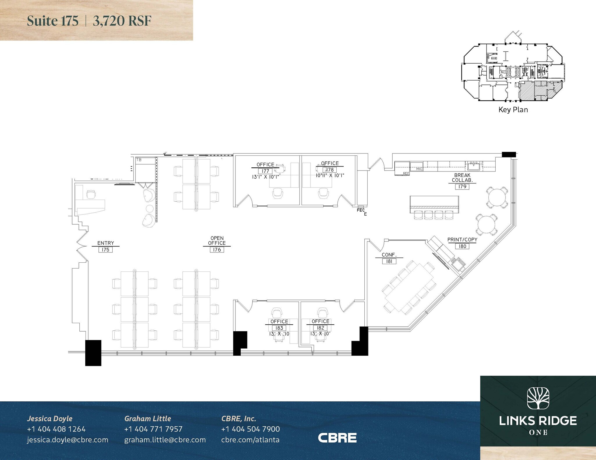 1277 Lenox Park Blvd, Atlanta, GA à louer Plan d’étage– Image 1 sur 2