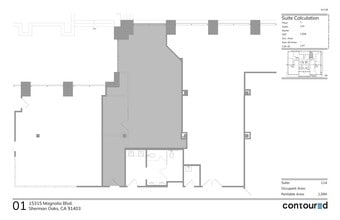 15315 Magnolia Blvd, Sherman Oaks, CA à louer Plan de site– Image 1 sur 1