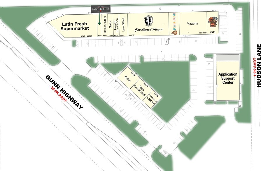 4303-4349 Gunn Hwy, Tampa, FL à louer - Photo de l’immeuble – Image 2 sur 12