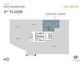 6350 Walker Ln, Alexandria, VA à louer Plan d’étage– Image 1 sur 6