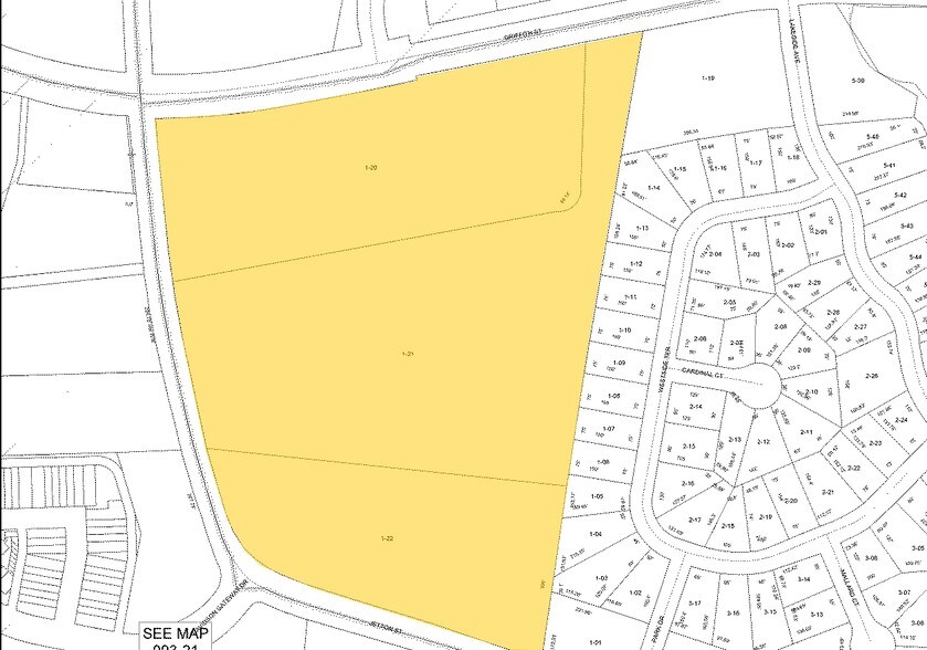 624 Jetton St, Davidson, NC à louer - Plan cadastral – Image 2 sur 7