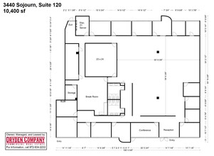 3440 Sojourn Dr, Carrollton, TX à louer Plan d’étage– Image 1 sur 1