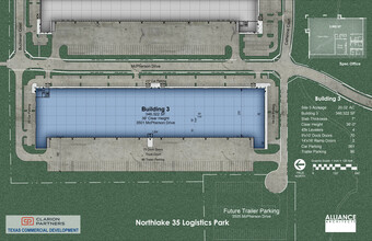 3501 McPherson Dr, Northlake, TX à louer Plan de site– Image 1 sur 1