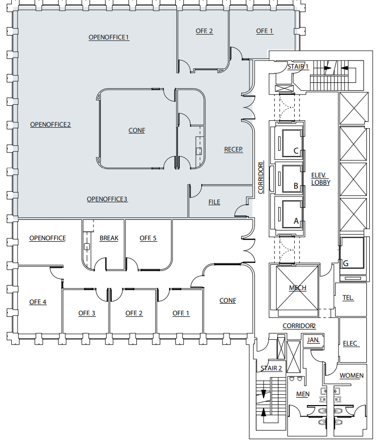 456 Montgomery St, San Francisco, CA à louer Plan d’étage– Image 1 sur 1