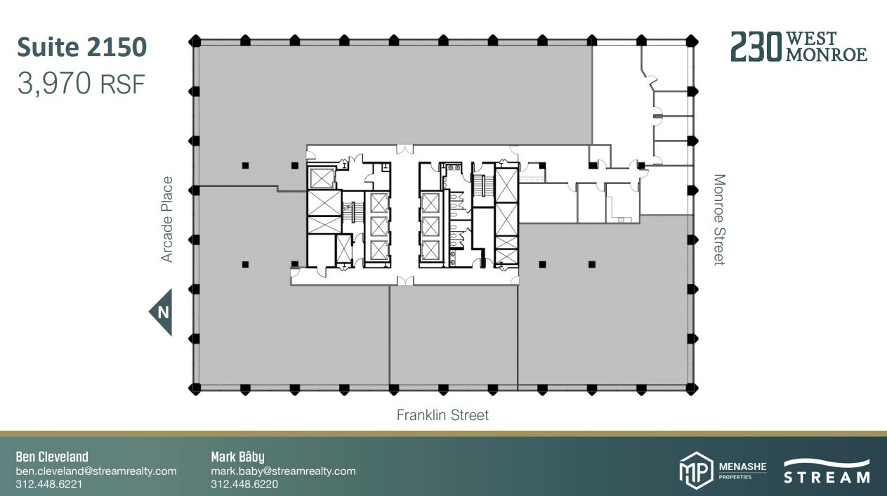 230 W Monroe St, Chicago, IL à louer Plan d’étage– Image 1 sur 1