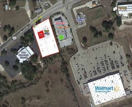 1702 Central Texas Expy, Lampasas, TX - Vue aérienne  vue de carte