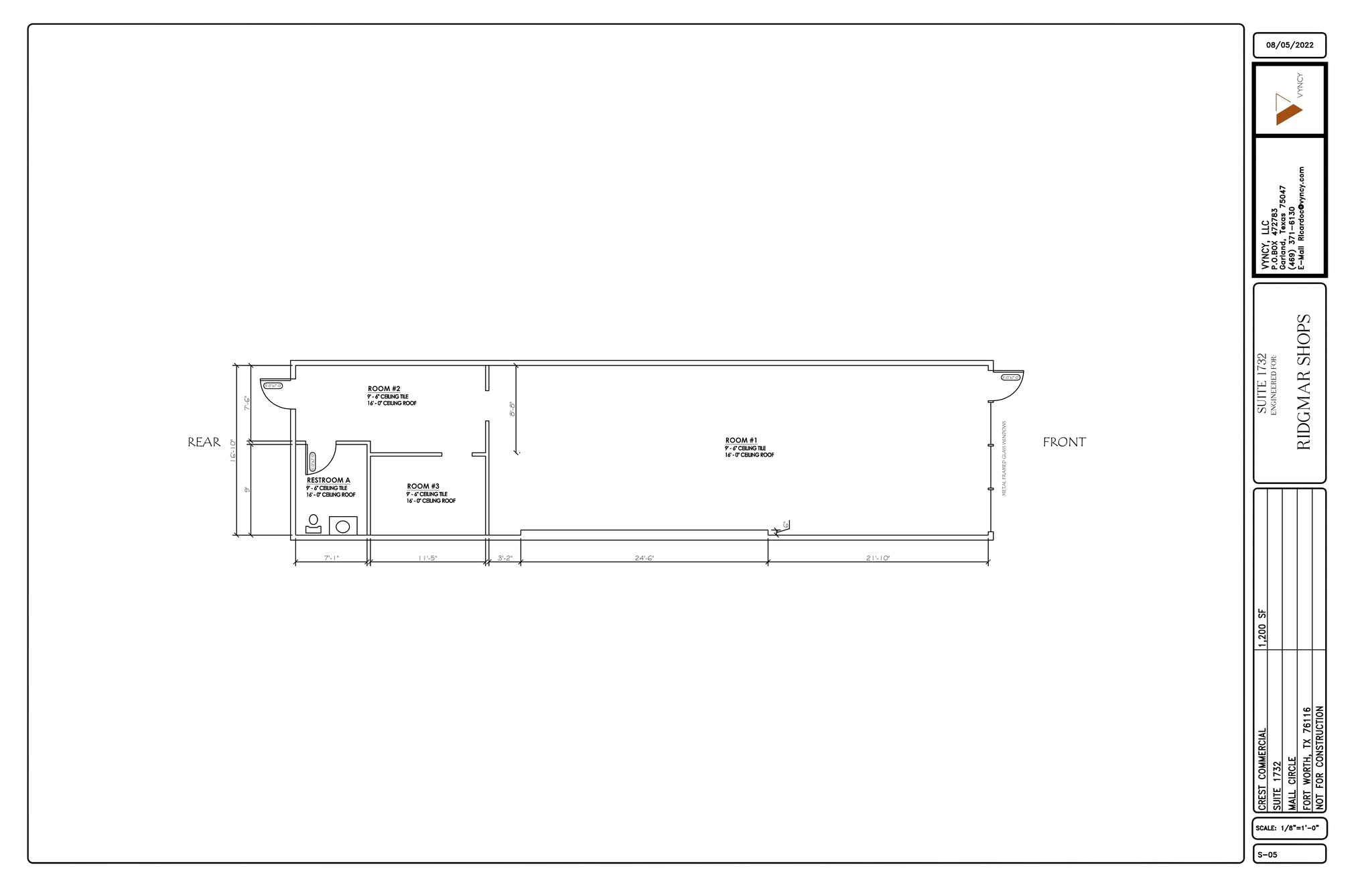 1700-1760 Mall Cir, Fort Worth, TX à louer Plan de site– Image 1 sur 1