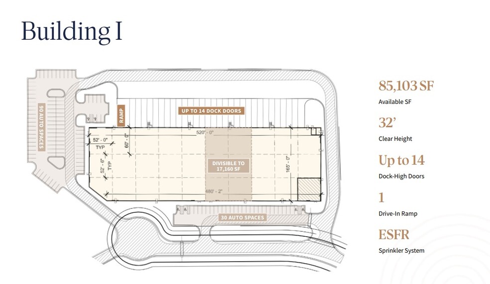 2080 Creekside Industrial Pky, Mebane, NC à louer - Plan d’étage – Image 2 sur 4