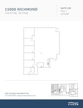 11000 Richmond Ave, Houston, TX à louer Plan d’étage– Image 1 sur 1