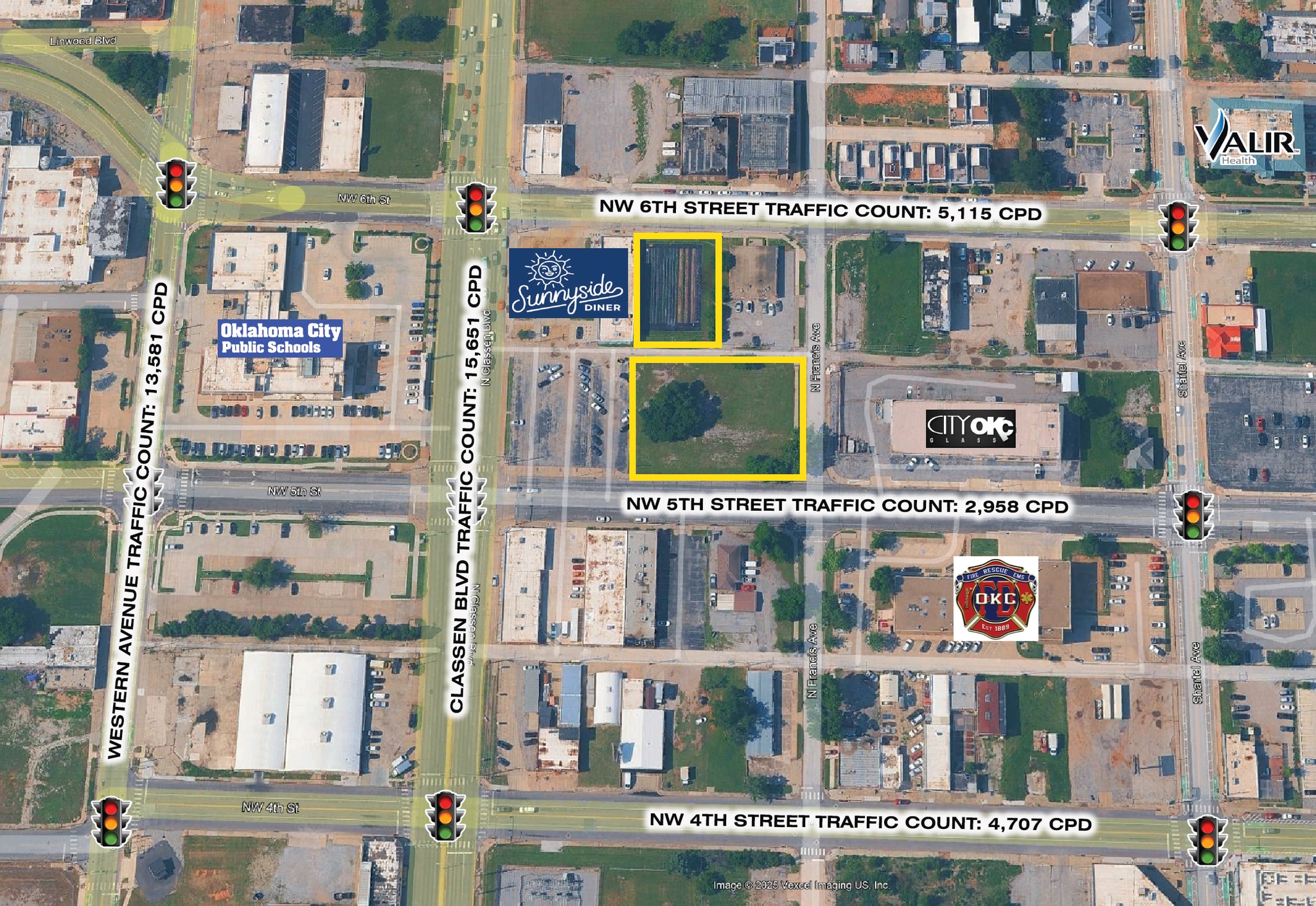NW 6th St & N Classen Blvd, Oklahoma City, OK à vendre Aérien– Image 1 sur 6