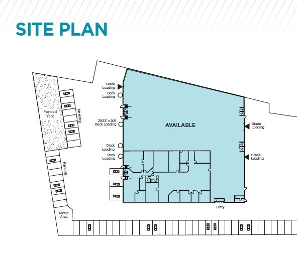 5334 Lougheed Hwy, Burnaby, BC à louer Plan d’étage– Image 1 sur 5