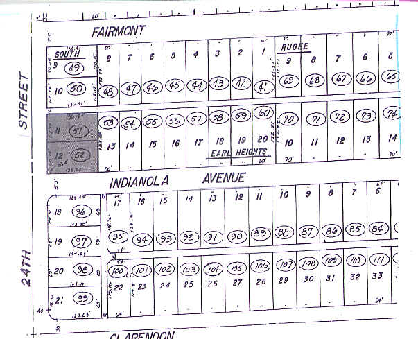3825 N 24th St, Phoenix, AZ à vendre - Plan cadastral – Image 2 sur 10