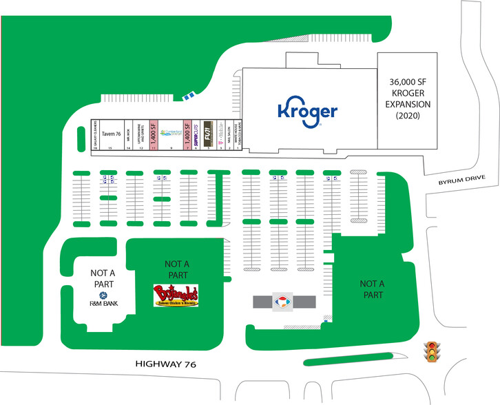 510-520 Hwy 76, White House, TN à louer - Plan de site – Image 2 sur 2