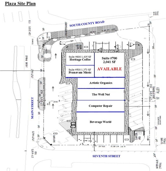 7227 W Main St, Frisco, TX à louer - Plan de site – Image 2 sur 3