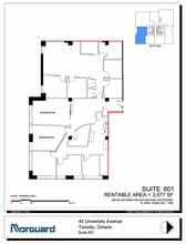 40 University Ave, Toronto, ON à louer Plan d’étage– Image 1 sur 1