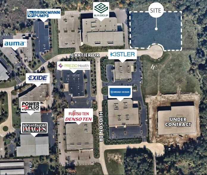 Cartier Dr, Wixom, MI à vendre - Aérien – Image 3 sur 4