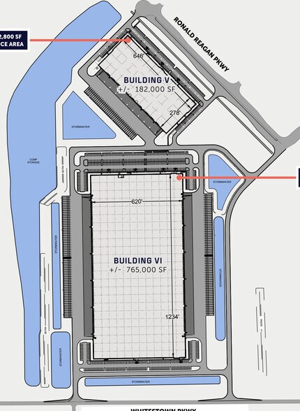 Whitestown Pky, Lebanon, IN à louer - Plan de site – Image 3 sur 3