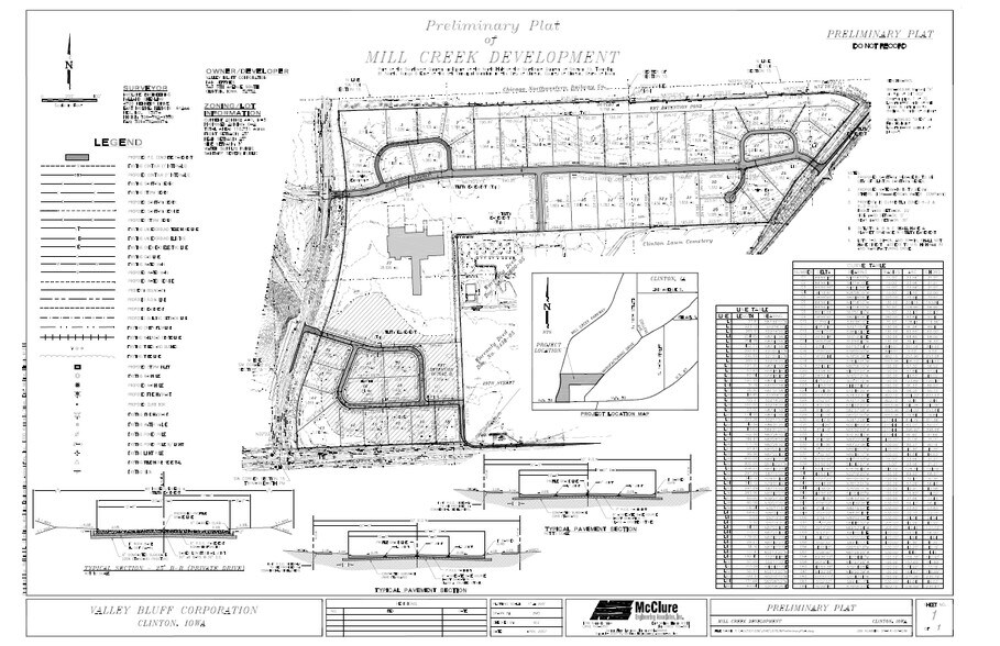 2490 Lillian Way, Clinton, IA à vendre - Plan cadastral – Image 1 sur 5