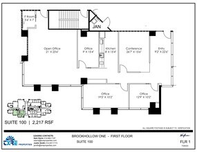 2301 E Lamar Blvd, Arlington, TX à louer Plan de site– Image 2 sur 2