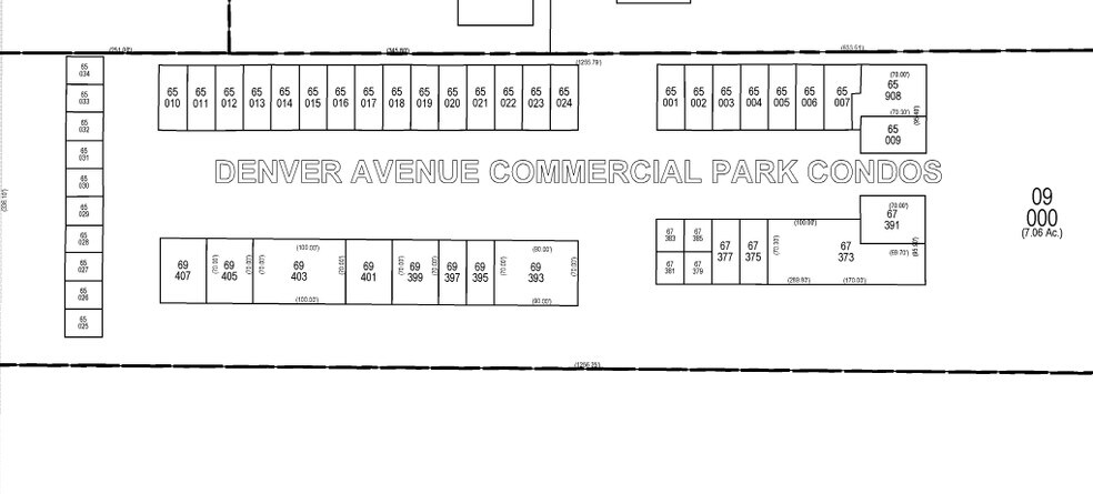 427-445 N Denver Ave, Loveland, CO à louer - Plan cadastral – Image 2 sur 10