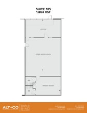 2025 Irving Blvd, Dallas, TX à louer Plan d’étage– Image 2 sur 2