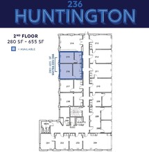 236 Huntington Ave, Boston, MA à louer Plan d’étage– Image 1 sur 1