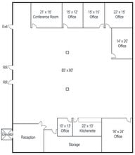 1950 E 17th St, Santa Ana, CA à louer Plan d’étage– Image 1 sur 2