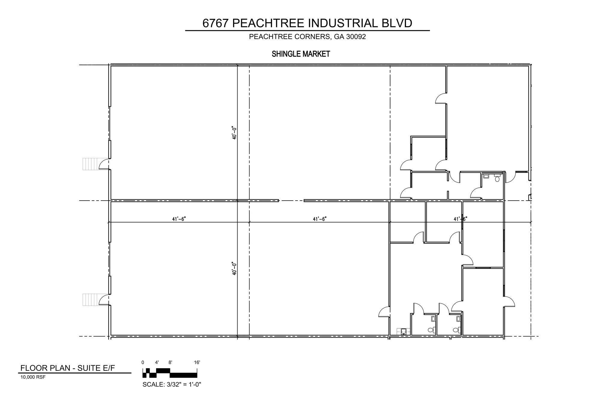 6690 Jones Mill Ct, Norcross, GA à louer Plan de site– Image 1 sur 1