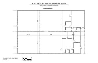 6690 Jones Mill Ct, Norcross, GA à louer Plan de site– Image 1 sur 1